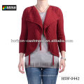 Woman Short Red Sweater Wool Coat, Women Big Collar Special Red Coat